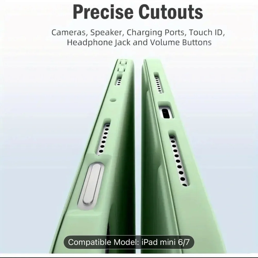 NEW Mint Green Case for iPad Mini 6/7 with Pencil Holder